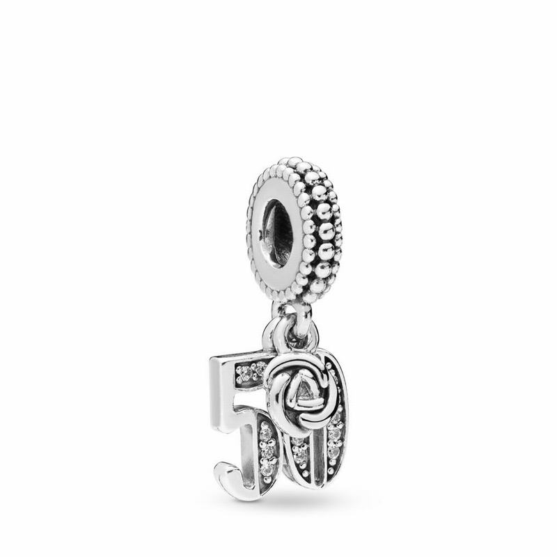 Pandora Australia 50 Years of Love Dangle Charm - Sterling Silver | GKVTUH728